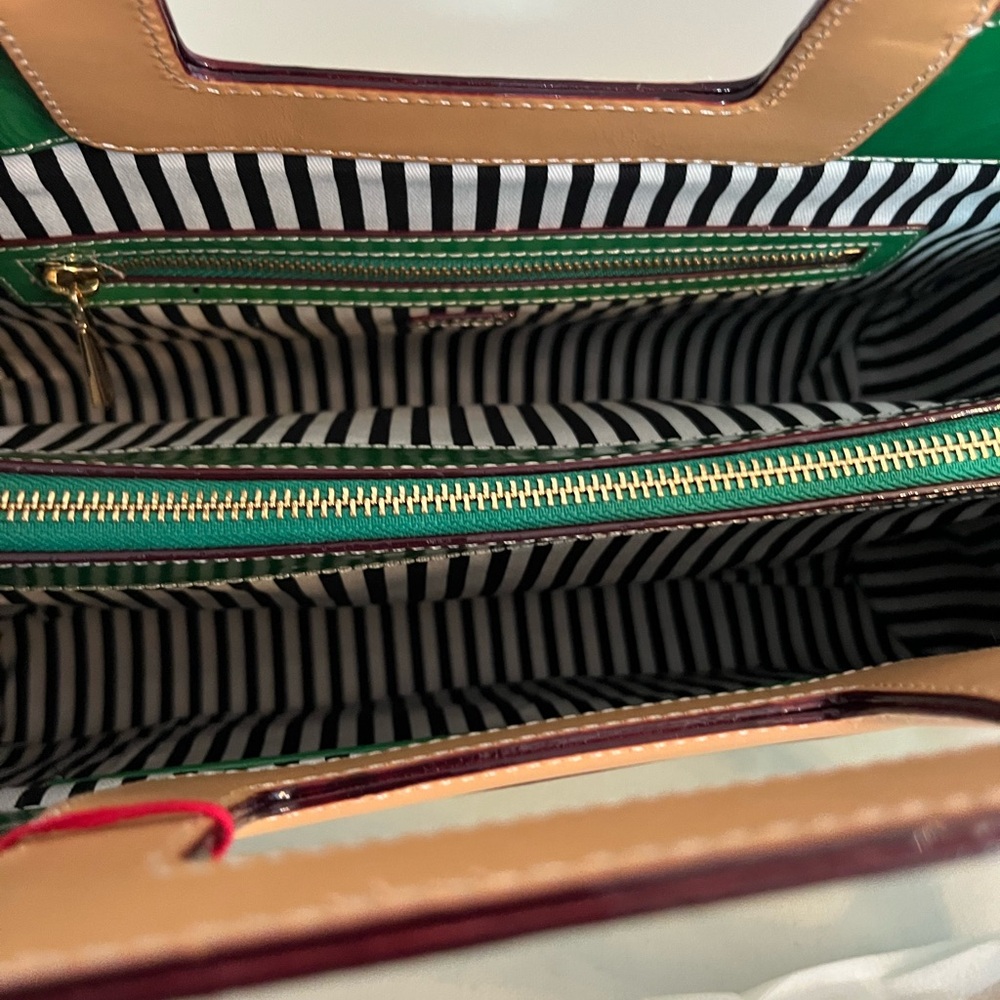 Frances Valentine Shopper in Grass Patent Leather - Picture 4 of 10